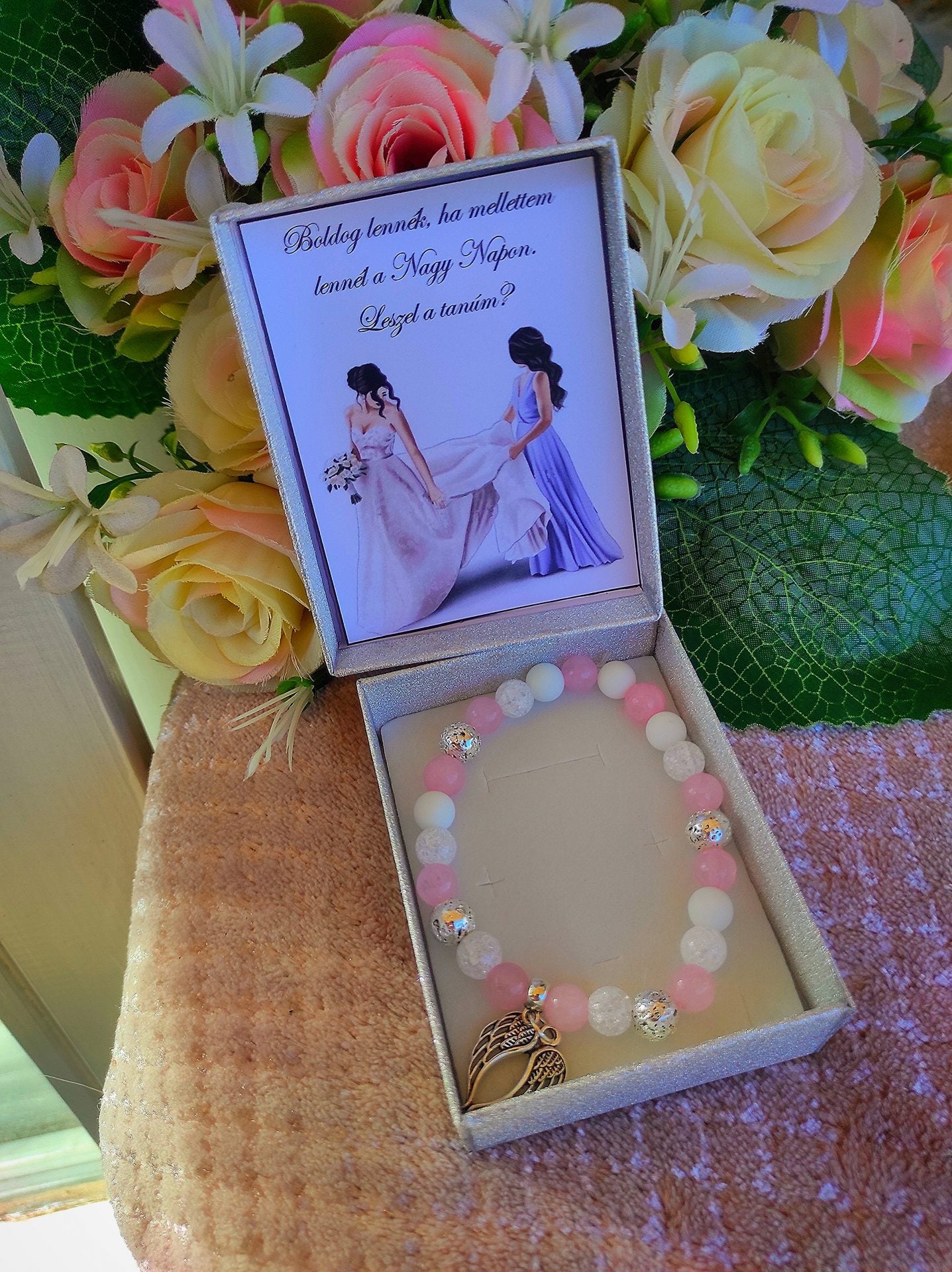 Angyalos szeretet tanúfelkérő ajándék